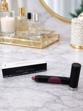 Marc Jacobs Le Marc Liquid Lip Crayon Plum N Get It 360 Mini Lip Color